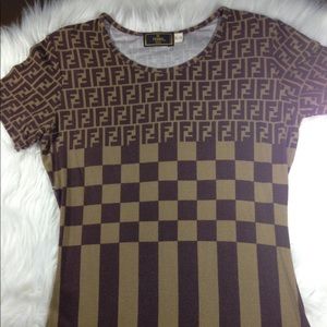 💥💥AUTHENTIC 💥💥VINTAGE FENDI ZUCCA T-SHIRT